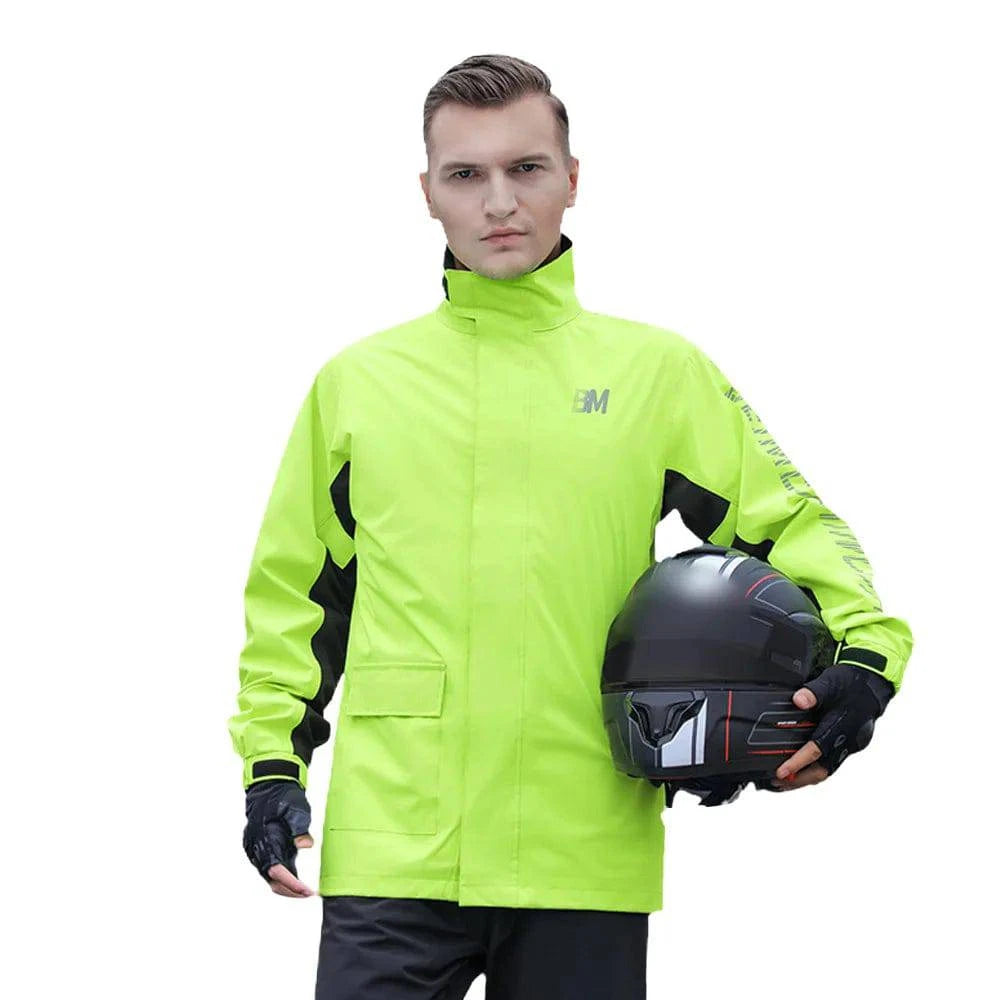 Men Split Rain Suits Waterproof Rain Coat and Rain Pant Set Rain Proof Motorcycle Cycling Rain Gear Suit for Hiking Fishing-WAYBIKER
