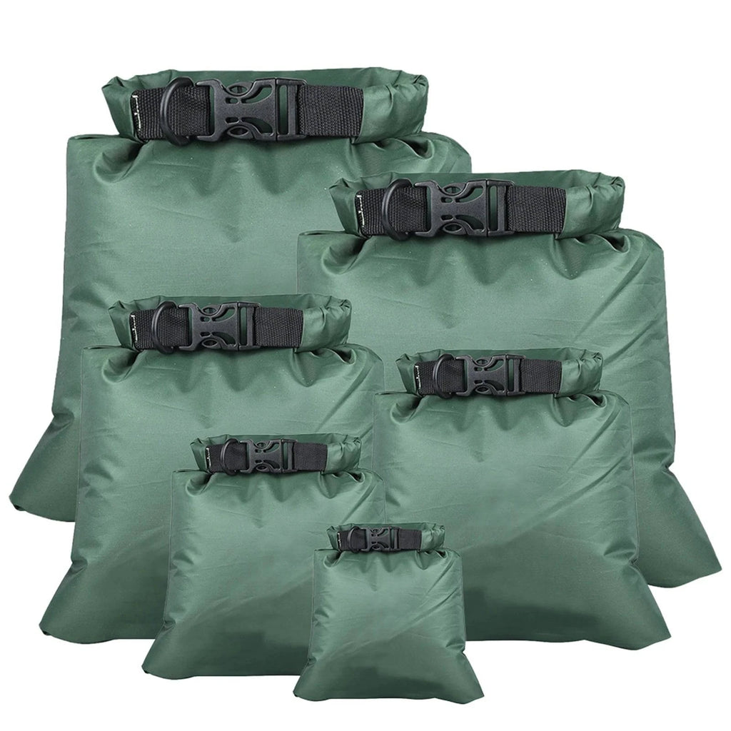 6PCS Outdoor Waterproof Bag Dry Pack Sack Sports Bag for Drifting Boating Floating Kayaking Beach Camping Surfing Swimming Bags-WAYBIKER