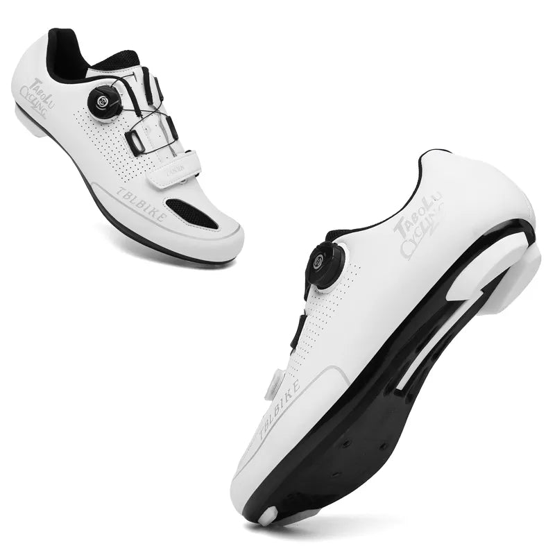 Mountain Bike Shoes Bicycle Racing Shoes Men‘s Flat Road Bicycle Boots Mountain Bike Sneakers Bicycle PedalsMTB Lock Pedals-WAYBIKER