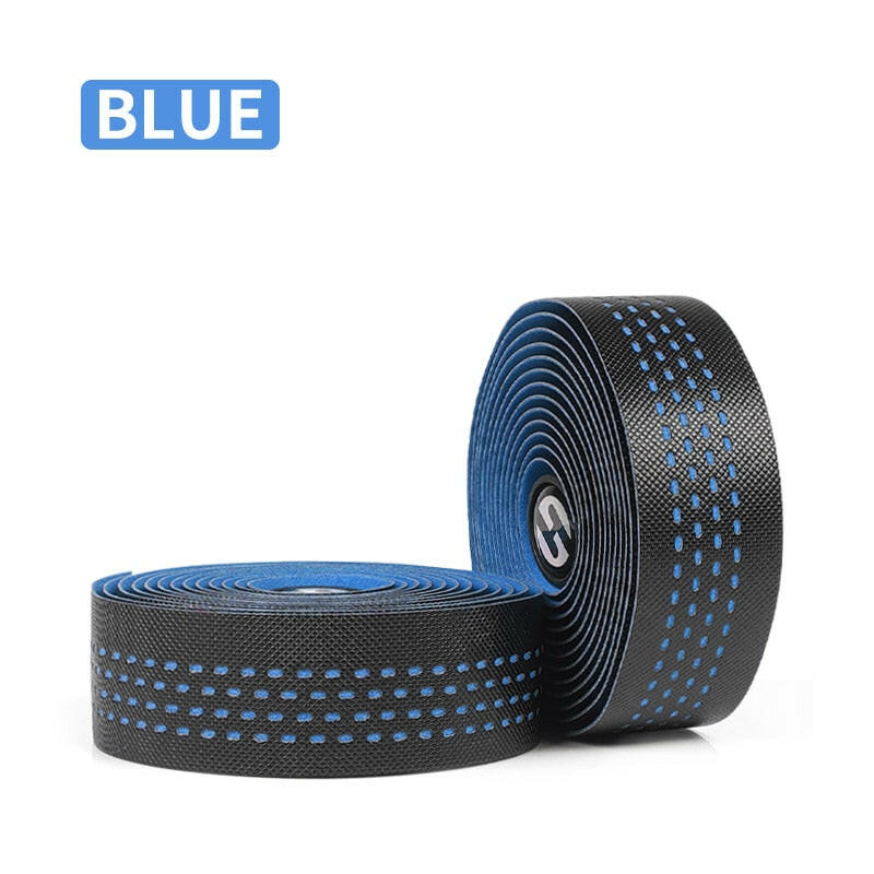 TOSEEK Bike Tape PU+EVA Bicycle Handlebar Tapes Ventilation Woave Leather   Bicycle Accessories Road Bike Bar Tape Handlebar-WAYBIKER