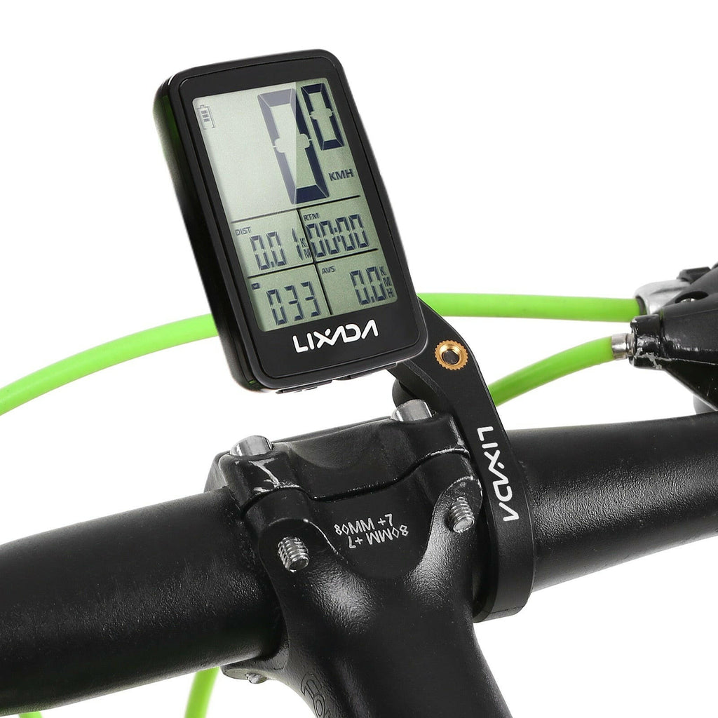 Lixada Bike Computer USB Rechargeable Wireless Bike Cycling Computer 11 Functions Bicycle Speedometer Odometer BKV-1206-WAYBIKER