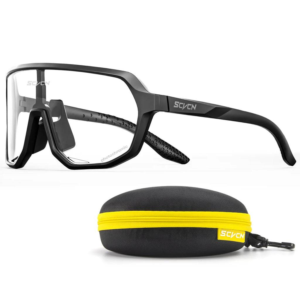 Photochromic Glasses Cycling Sunglasses for Women Sports Running MTB Biking Eyewear Men Road Mountain Bike Bicycle Goggles-WAYBIKER