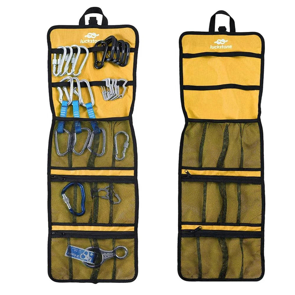 Climbing Quickdraw Hanging Storage Bag Climbing Gear Organizer Bag Small Tools Organizer Pouch-WAYBIKER