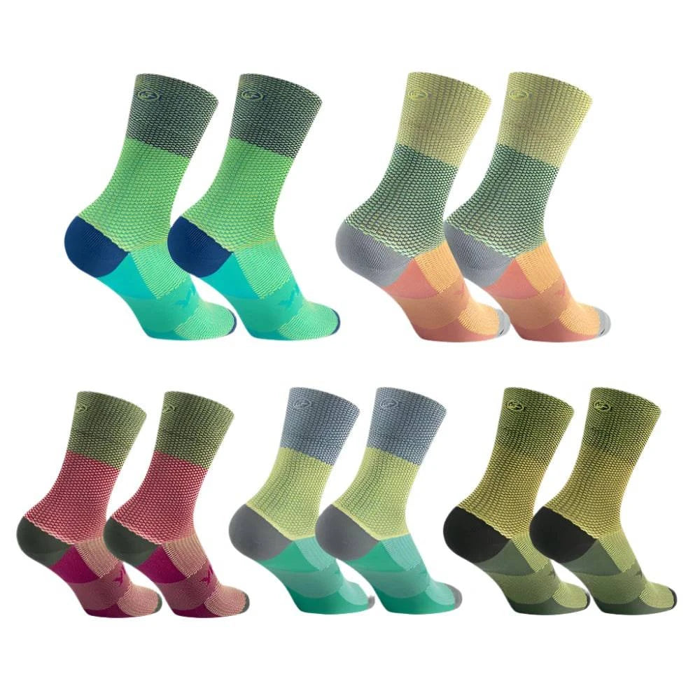YKYWBIKE Cycling Socks Unisex High quality professional breathable road cycling socks running outdoor cycling competition socks-WAYBIKER
