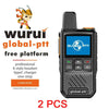 2PCS global-ptt global walkie talkie Wurui G1 POC radio commutator radios long range profesional Two-way radio internet police-WAYBIKER