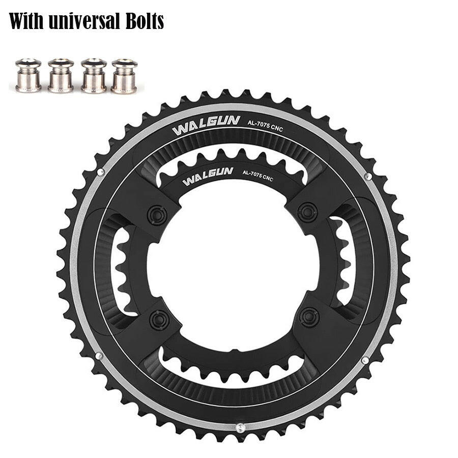 ULTEGRA FC-R8000 105 R7000 CHAINRING 110BCD 4-BOLT ROAD BIKE CHAIN RING 50T-34T 52T-36T 53T-39T DOUBLE BICYCLE CRANKSET PARTS-WAYBIKER