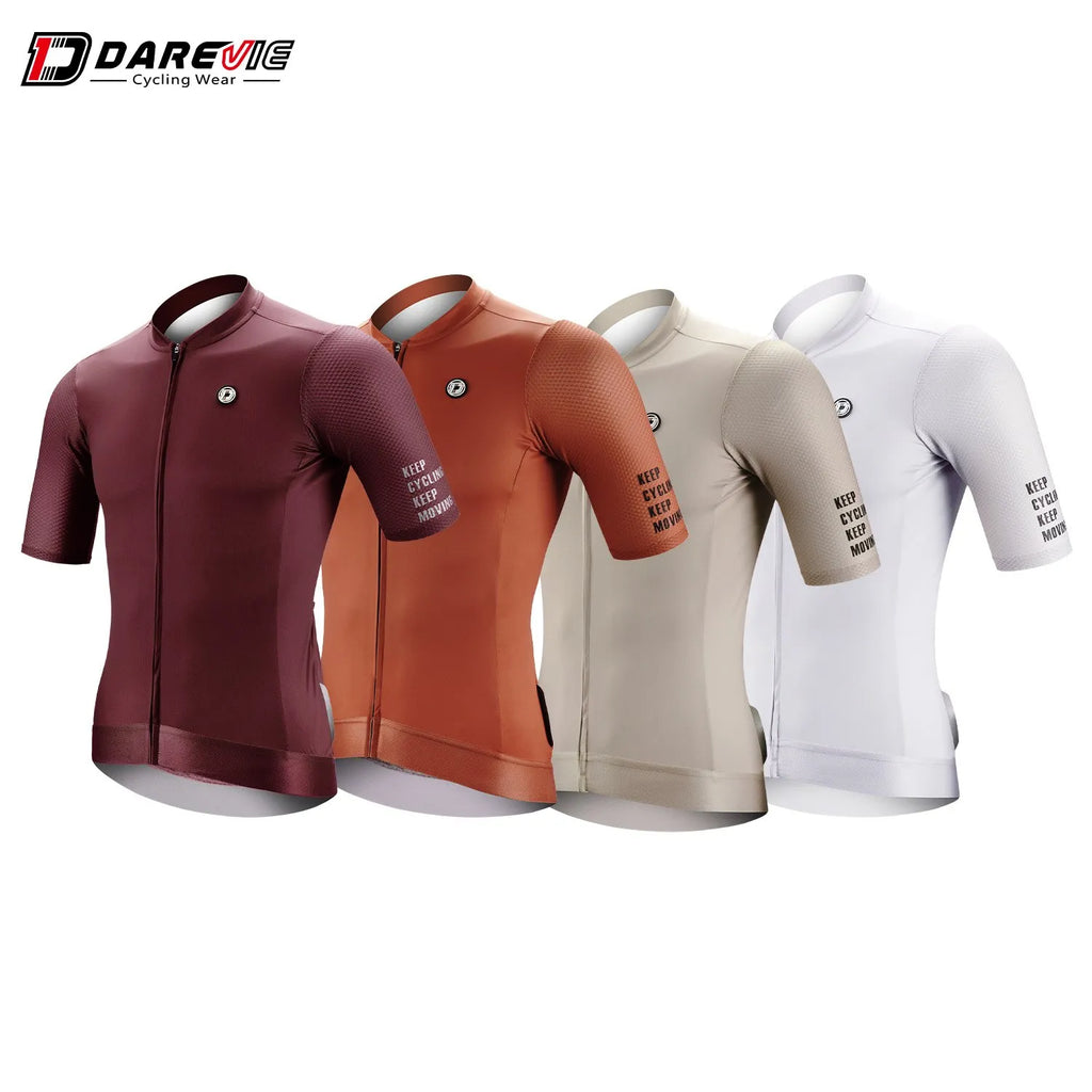 DAREVIE Cycling Jersey 2023 Fashion Women Cycling Jersey SPF 50 Man Bike Jersey High Quality Breathable Cycling Shirt MTB Road