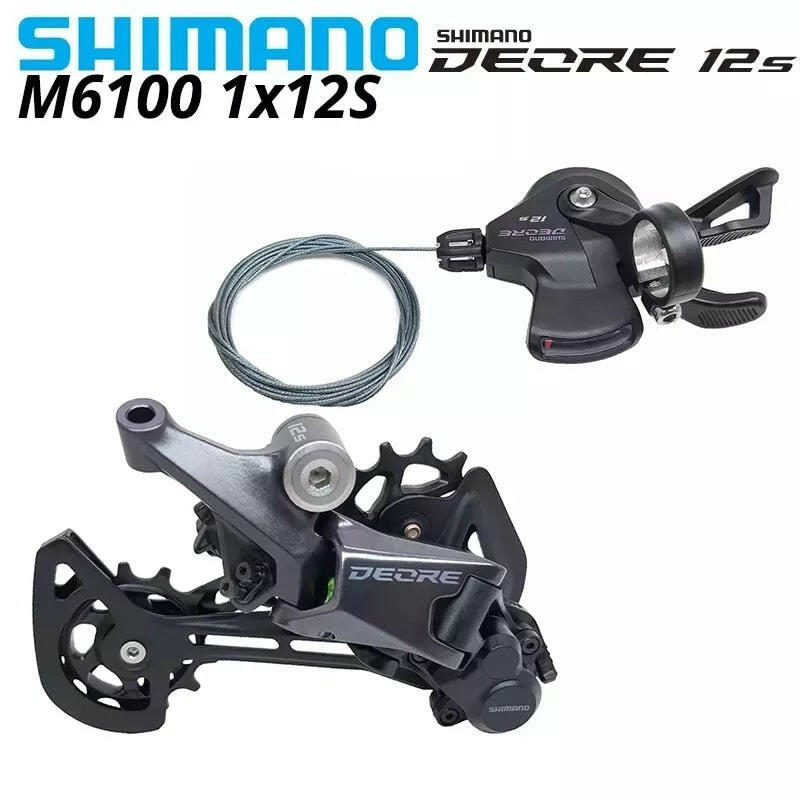 SHIMANO DEORE M6100 12s Groupset SL M6100 SHIFT LEVER RD M6100 SGS REAR DERAILLEUR 12 Speed 12V SHIFTER SWTICH Basic M7100 M8100-WAYBIKER