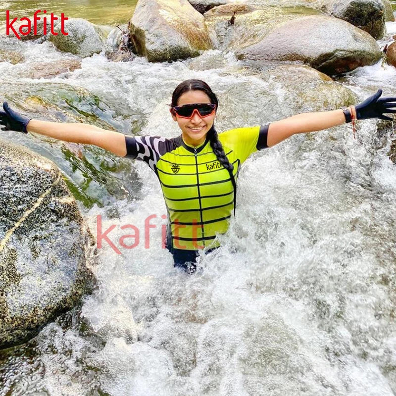 KAFITTCycling Jumpsuit Women's Gym Clothes Wholesale Resale Free Shipping Bike Macacao De Ciclismo Feminino Spain Jumpsuit Velo