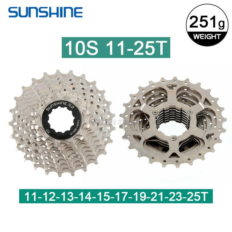 Sunshine HG Road Bike Cassette 8 9 10 11 12 Speed 11-23T/25T/28T/30T/32T/34T Bike Flywheel Sprocket for SHIMANO-WAYBIKER