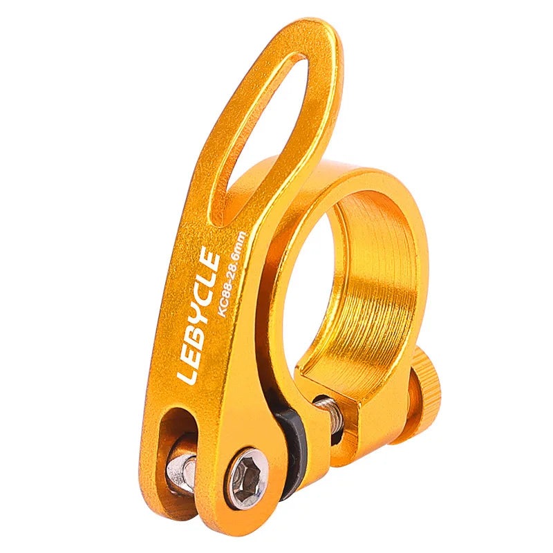 Lebycle Road Bike Aluminum Ultralight Quick Release Bicycle Seat Post Clamp BIKE SEAT PILLAR  QUICK RELEASE-WAYBIKER