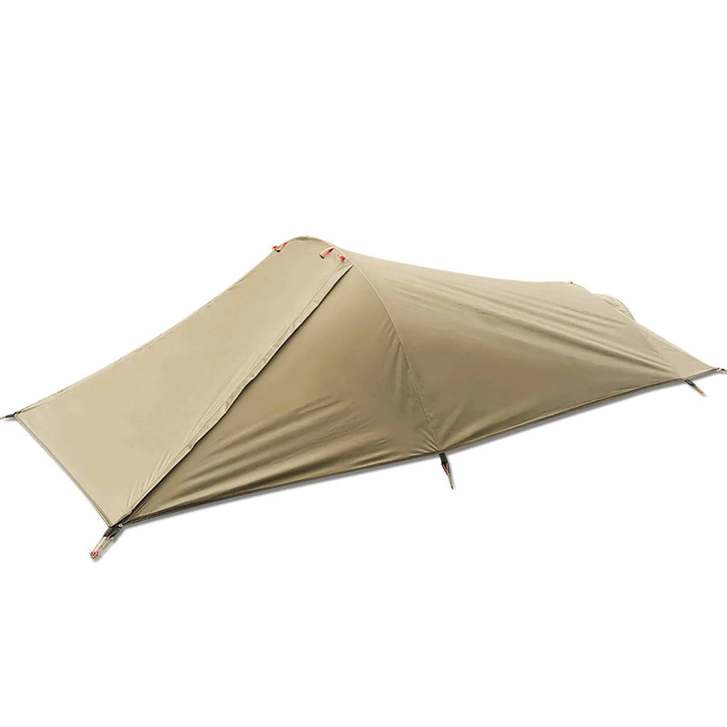 Ultralight Outdoor Camping Tent 1 Person Camping Tent Water Resistant Tent Aviation Aluminum Support Portable Sleeping Bag Tent-WAYBIKER