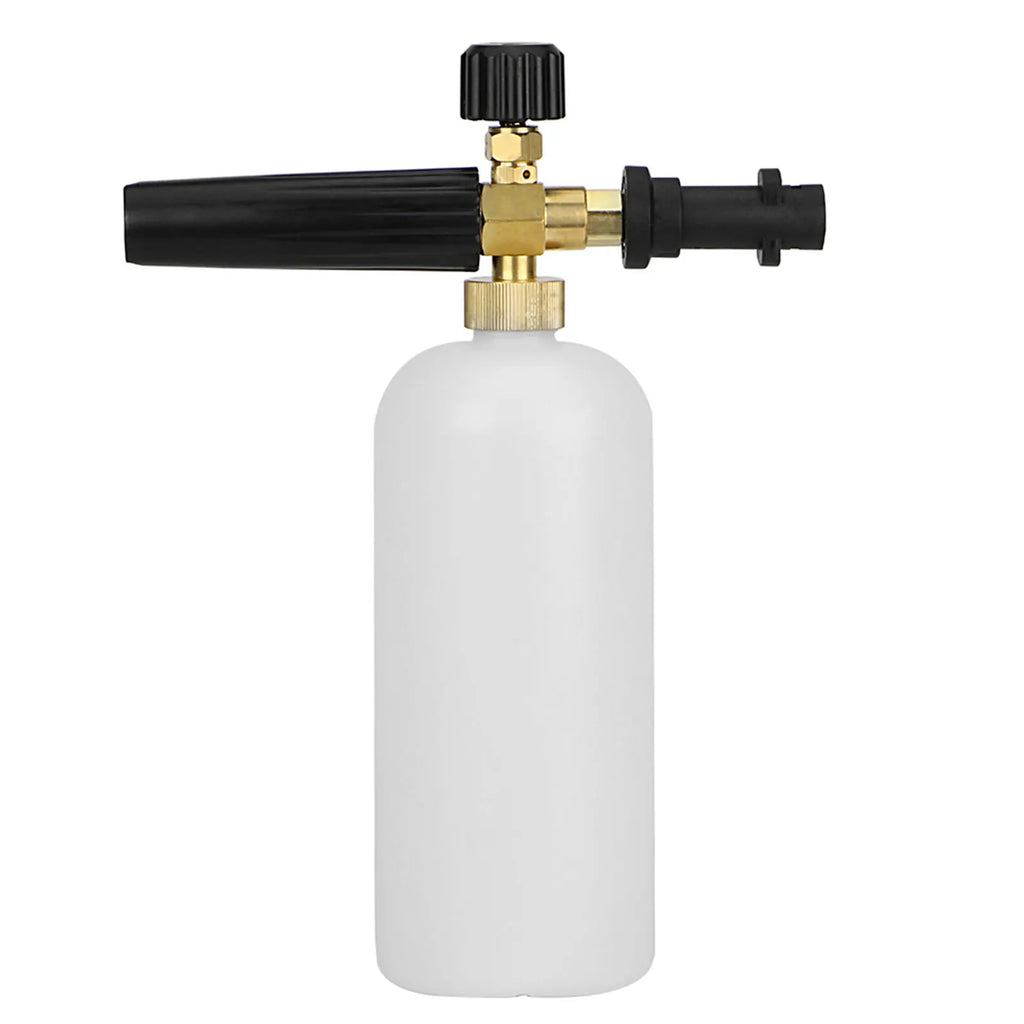 Foam Lance Bottle Sprayer Adjustable Spray Nozzle 1L capacity Replacement for Karcher K2 - K7 Pukkr Pressure Washer-WAYBIKER