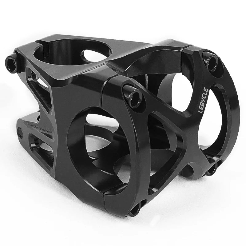 Lebycle Design 31.8mm MTB Bicycle Handlebar Stem Ultra Light 0 Degree Rise FR AM Enduro Short Bike-WAYBIKER
