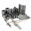 1 Set Bike Hub Bearing Install and Remove Tool Bicycle Bottom Bracket Press Kit Portable Maintenance Tools and Equipment-WAYBIKER