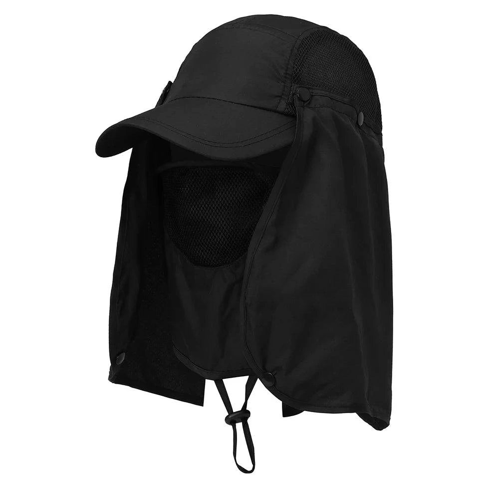 Outdoor Sport Hiking Visor Hat UV Guard Face Neck Cover Fishing Sun Protection Cap-WAYBIKER