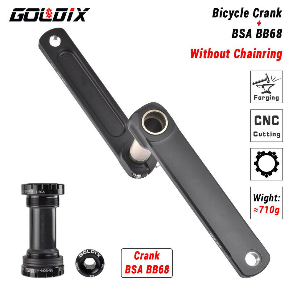 GOLDIX CNC ROAD Crankset for Bicycle Crankset Bottom Bracket ROAD Crank 165/170/175mm Chainring Crown 50-34T 53-39T for Sram AXS-WAYBIKER