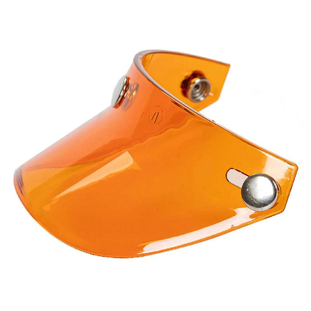 Universal 3 Snap-Button Visor Flip Up Wind Shield for Open Face Motorcycle Helmet Equipment Accessories-WAYBIKER