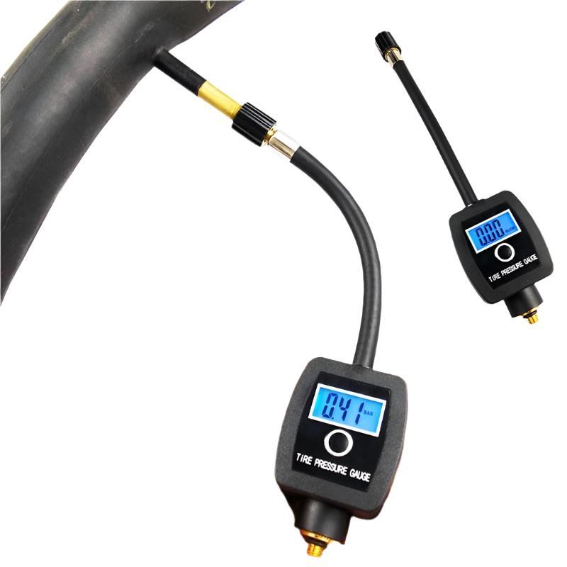High Accuracy Bike Tire Pressure Gauge Portable PSI for Car Truck Motorcycle Repair Tools Bike Accessories-WAYBIKER