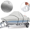 300D Oxford Fabric Boat Cover Yacht Outdoor Protection Waterproof Heavy Duty Silver Reflective Anti-smashing Durable Tear Proof-WAYBIKER