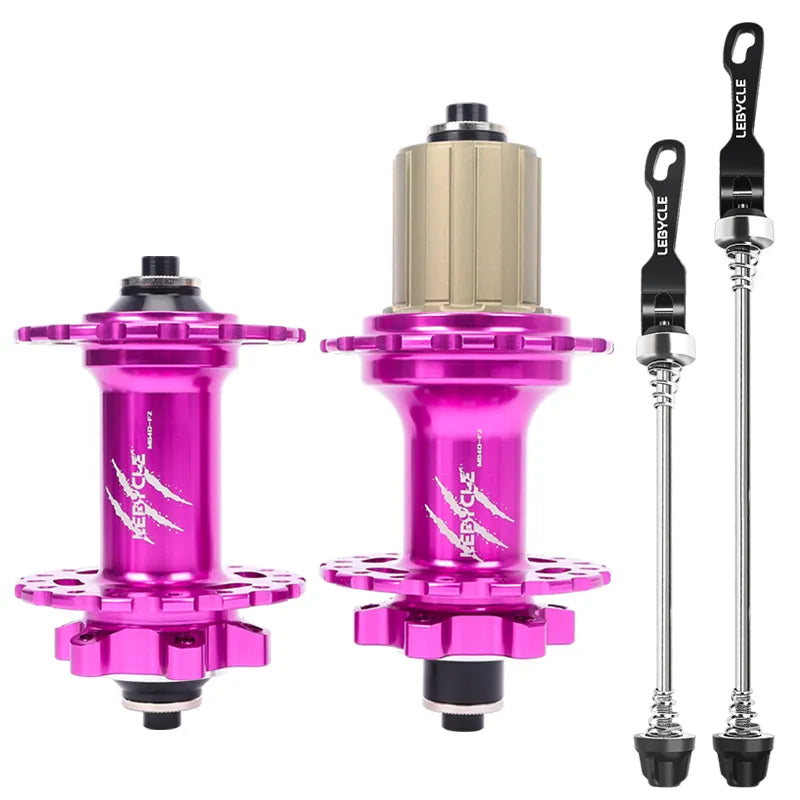 Lebycle High quality aluminum alloy MTB bike 6 Pawls Disc Brake Hub HG QR 32/36 Holes Quick release lever-WAYBIKER