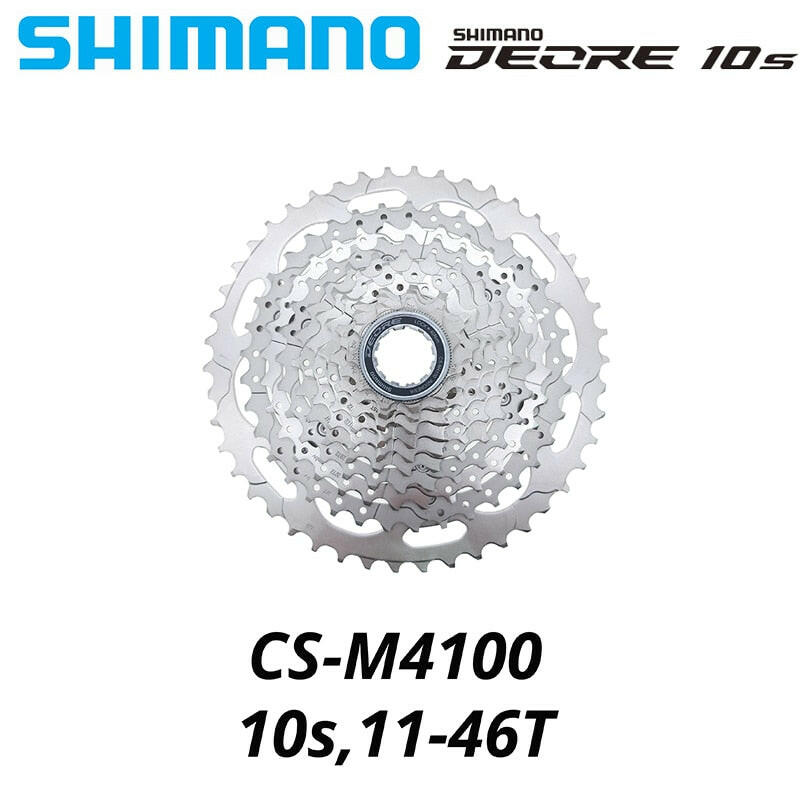 Shimano Deore 10 Speed Bike Cassette M6000 M4100 HG50 CS-M4100 10S 10V SLX XT MTB Mountain Bicycle Freewheel 36T 42T 46T-WAYBIKER