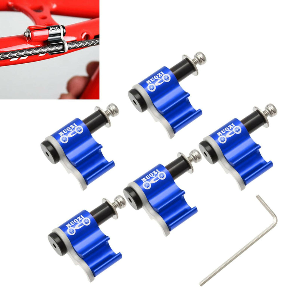 5Pcs Cable Guide Brake Line Holder Fixing Clamps Adapter-WAYBIKER