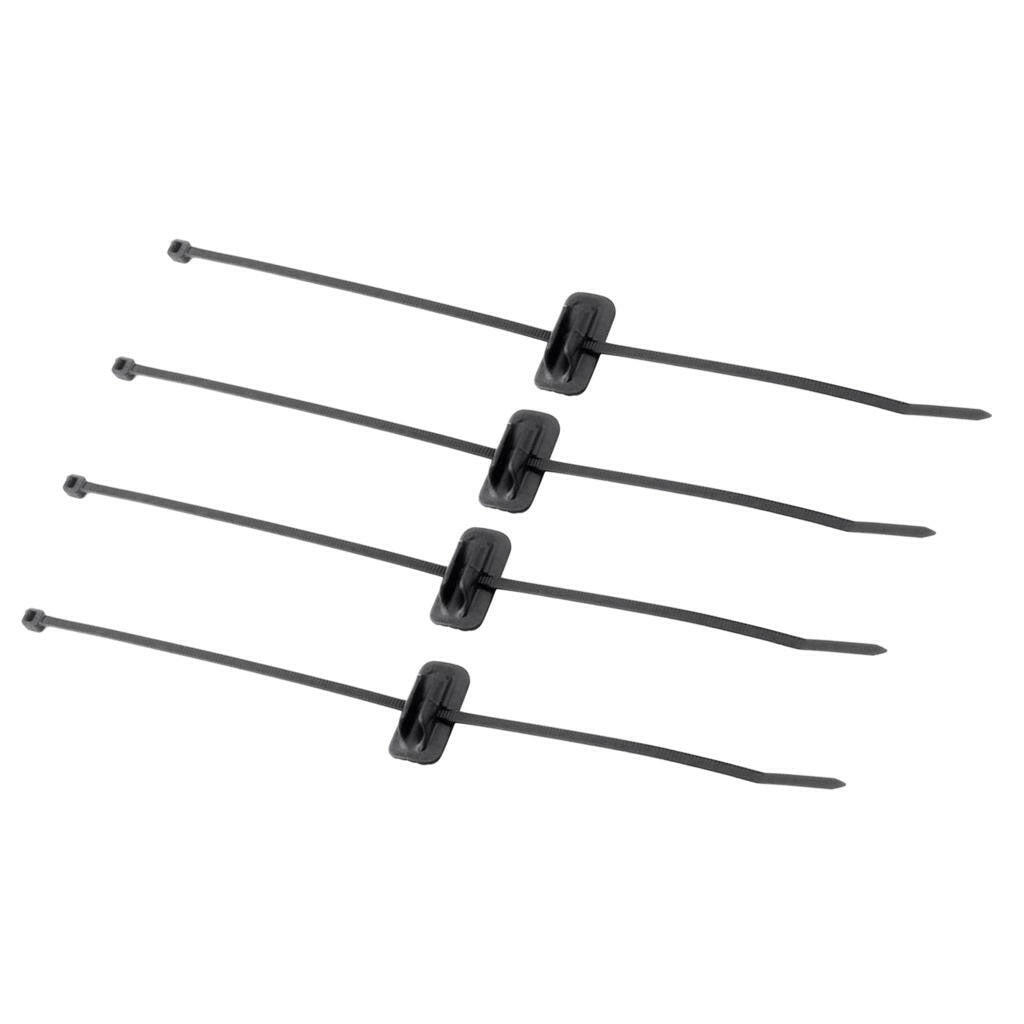 4 Self  Brake  Cable Housing Holder Guide with Zip Tie-WAYBIKER