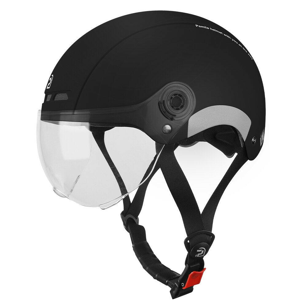 PEMILA Cycling Helmet With Goggles Lens Bicycle Helmet MTB Road Bike R