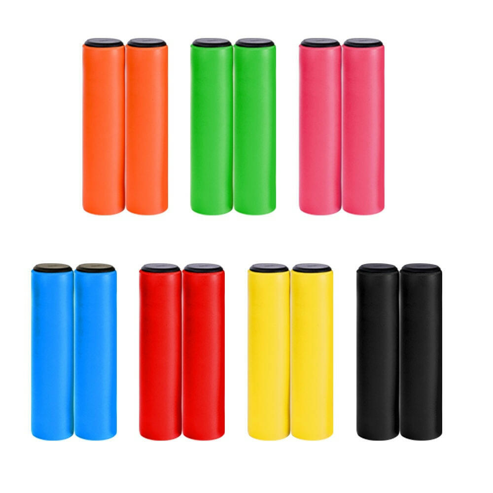 New arriver ultralight silicone material mountain bicycle handle bar grips MTB anti-slip bike handlebar grip-WAYBIKER
