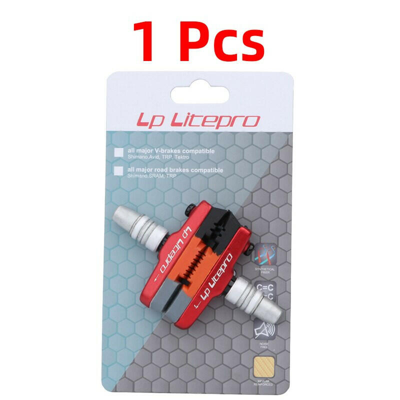 LP Litepro Folding Bicycle Brake Pads For DAHON 412/P8 Wear-resistant Rubber BMX 451 20 inch Bike V Brake Shoes Pads-WAYBIKER