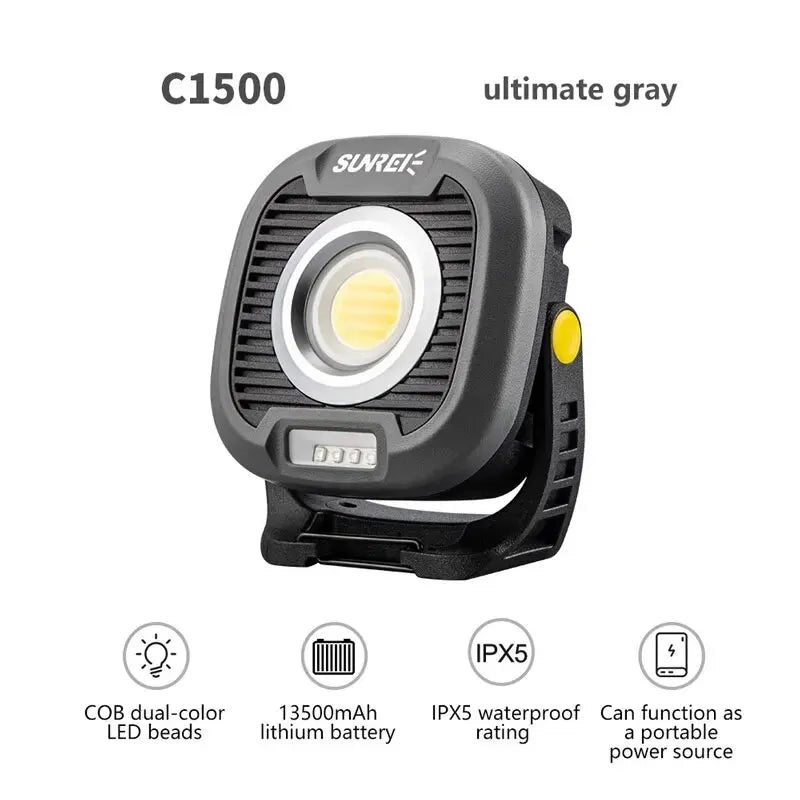 SUNREI C1500 C1500Pro C1600 Outdoor Camping Lamp Portable Camping Tent Camp Lamp Atmosphere Lamp Waterproof Lamp-WAYBIKER