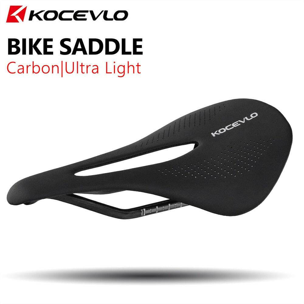Kocevlo Bicycle Saddle MTB Bike Saddles Carbon Fiber Saddle 240-143 mm/110 g Road Bike Bicycle / Steel Saddle Rails-WAYBIKER