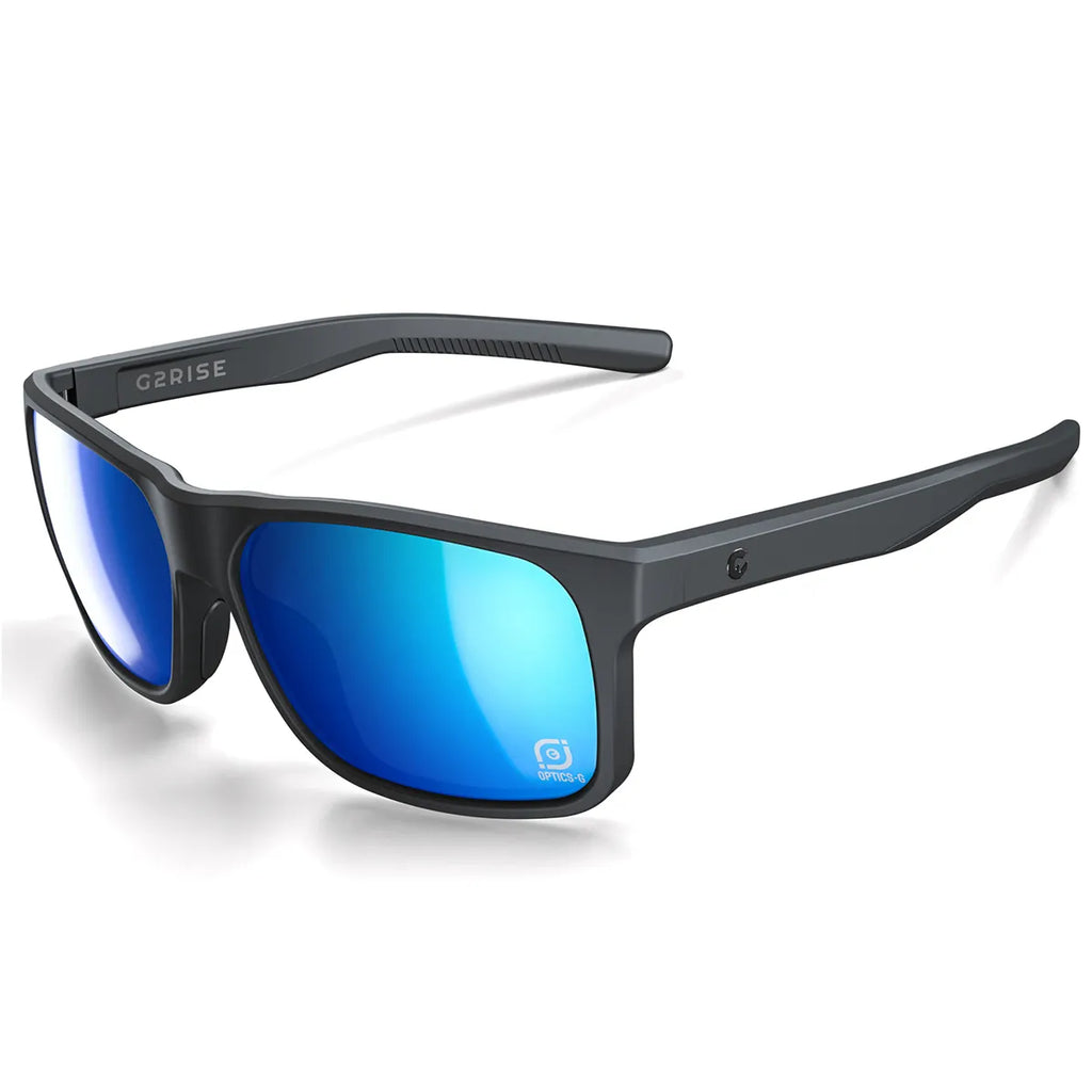 G2RISE Polarised Sunglasses Men Women UV400 Protection - with Strap & Case for Fishing Driving Running Golf Outdoors Sports-WAYBIKER