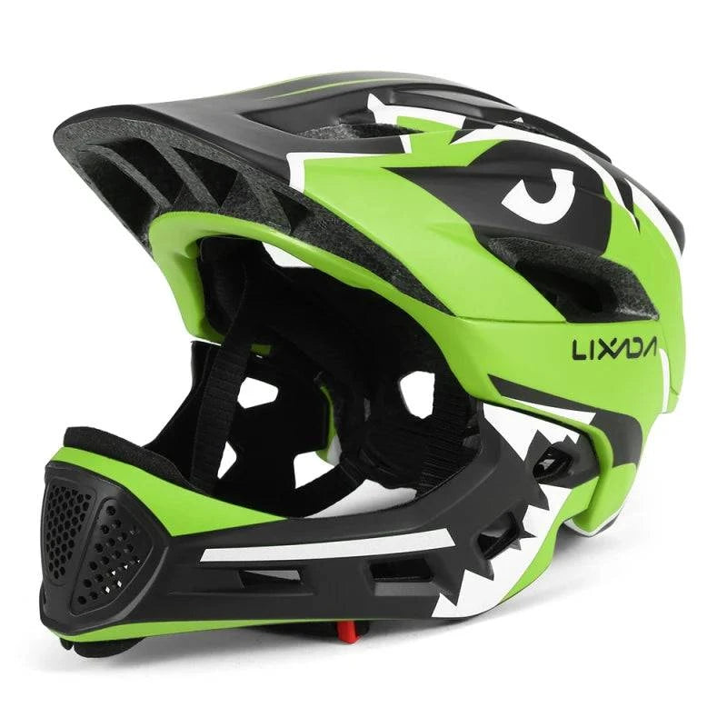 Kids Detachable Full Face Bike Helmet Ultralight Cycling Sports Safety Helmet for Skateboard Scooter Roller Skating-WAYBIKER