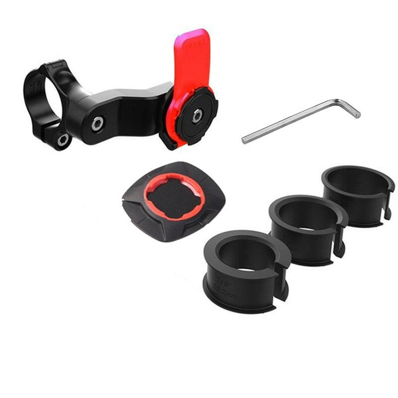 Bicycle Handlebar Phone Holder Handlebar Universal Phone Bracket VIBRATION DAMPENER Adjustable Motorcycle Mountain Bicycle Rack-WAYBIKER