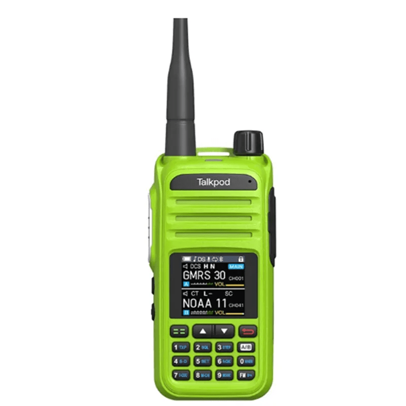 Talkpod A36Plus GMRS Handheld Two Way Radio Walkie Talkies for Adults Long Range with VHF UHF Receive, 5W Output, 512 Channels,-WAYBIKER