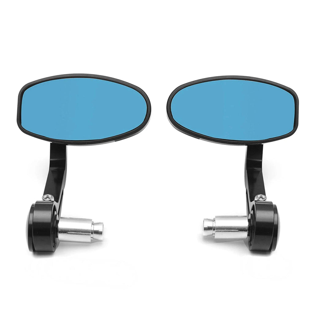 2pcs Motorcycle Rearview Mirrors CNC Motorcycle Bar End Black Rearview Side Mirrors for Triumph Speed Triple Accessories-WAYBIKER