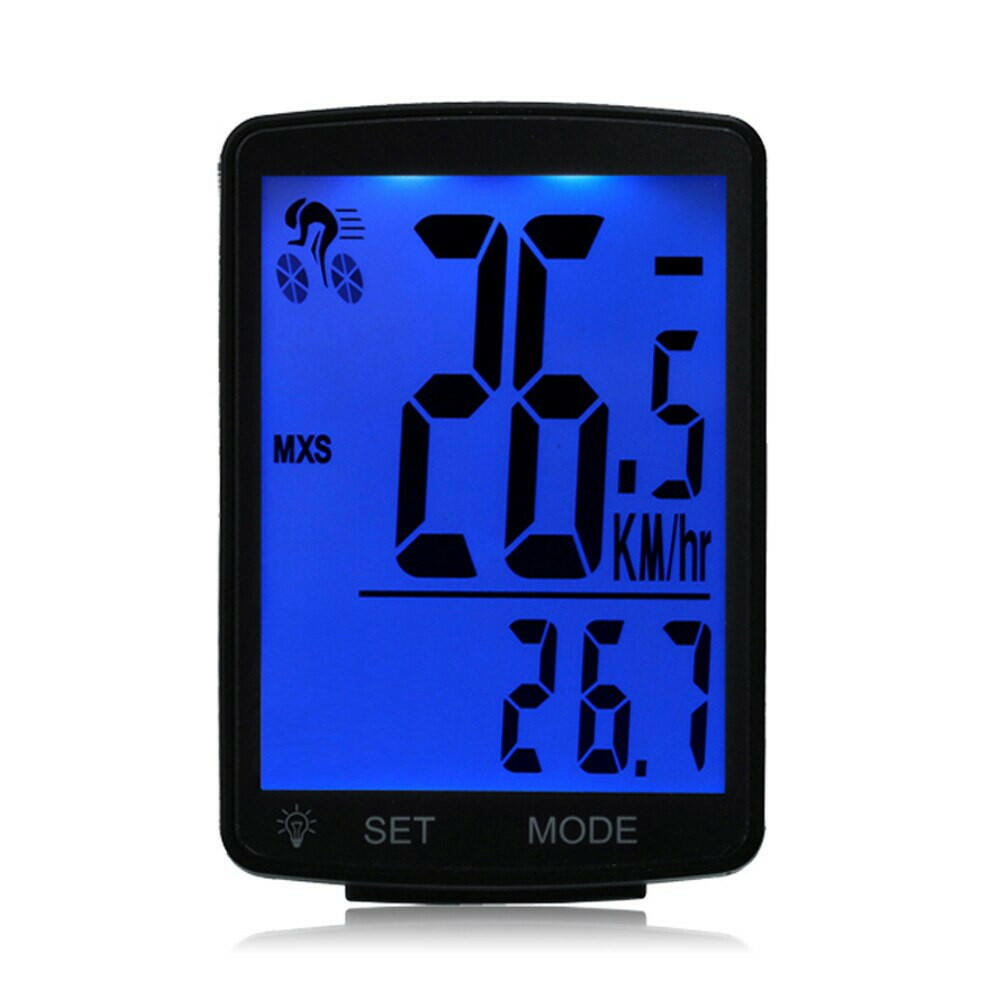 Multifunctional Bicycle Computer Wireless Bike Rainproof Speedometer Odometer Cycling 2.8inch LCD Screen Backlight Waterproof-WAYBIKER