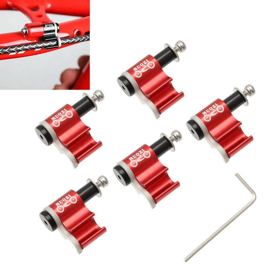 5Pcs Cable Guide Brake Line Holder Fixing Clamps Adapter-WAYBIKER