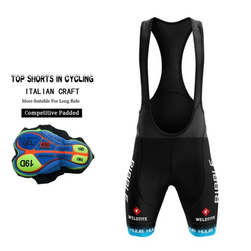 2023 HUUB Men Cycling Bib Shorts 19D Gel Pad Mountain Bike Shorts Summer Outdoor Breathable Bike Riding Bib Tights Quick Dry-WAYBIKER