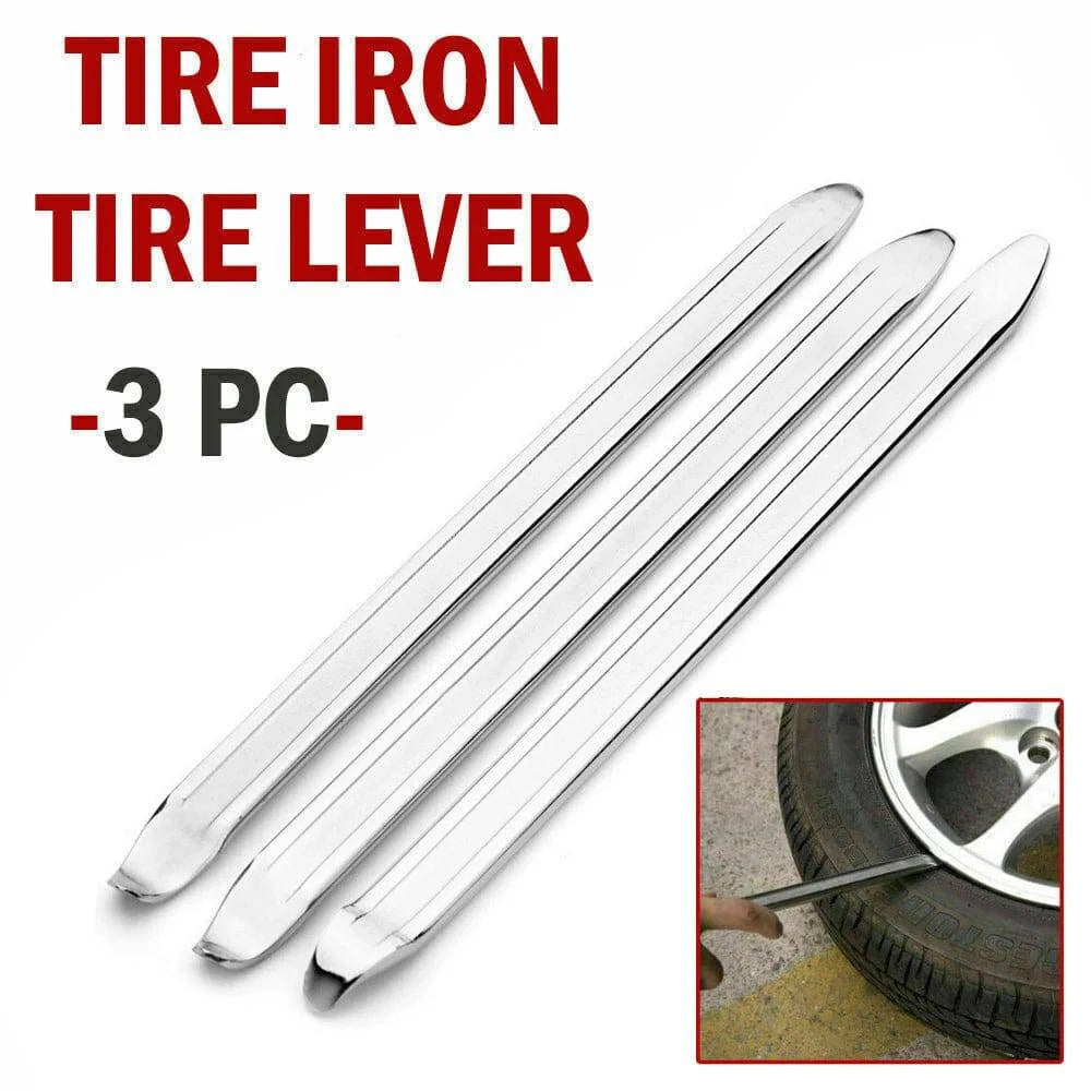 3pcs 11.81In Galvanized Type Auto Motorbike Tyre Spoon High Hardness Durable and Wear-resistant Motorcycle Supplies-WAYBIKER
