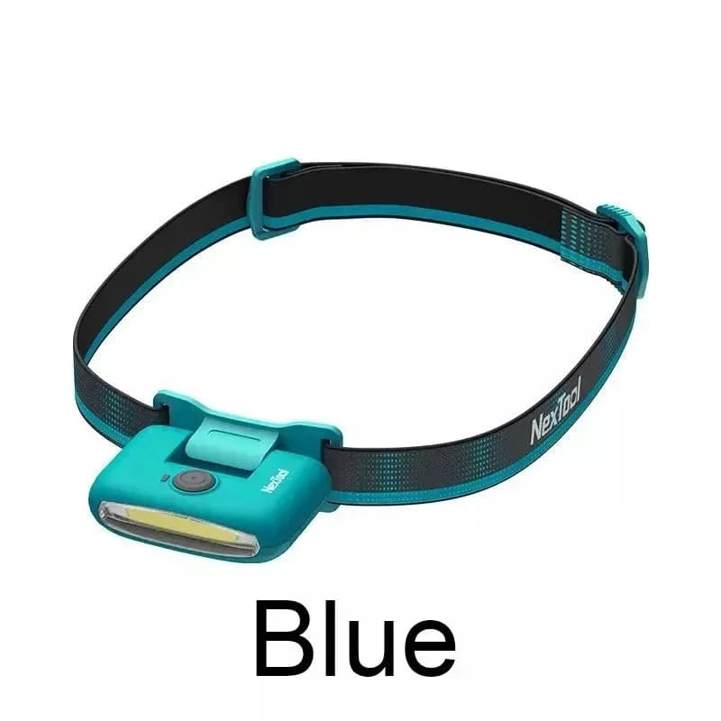 NexTool LED Headlight Rechargeable Head Lamp Zoom Waterproof Headlight Flashlight Three Light Switch Modes USB Charging Camping-WAYBIKER