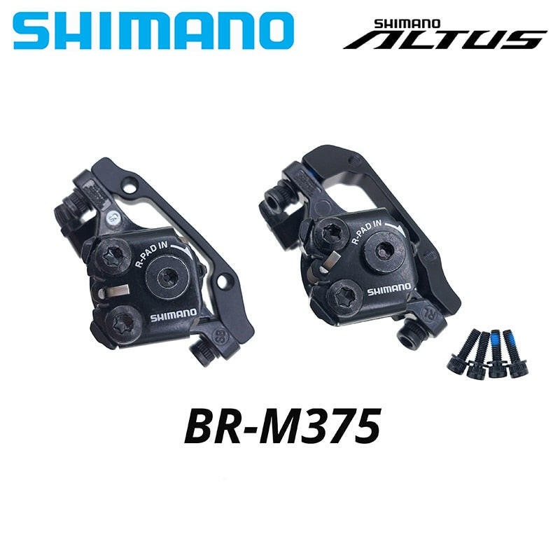 Shimano BR-M375 Mechanical Disc Brake Calipers for Acera Alivio Deore with Resin Pads M375 Caliper W/N