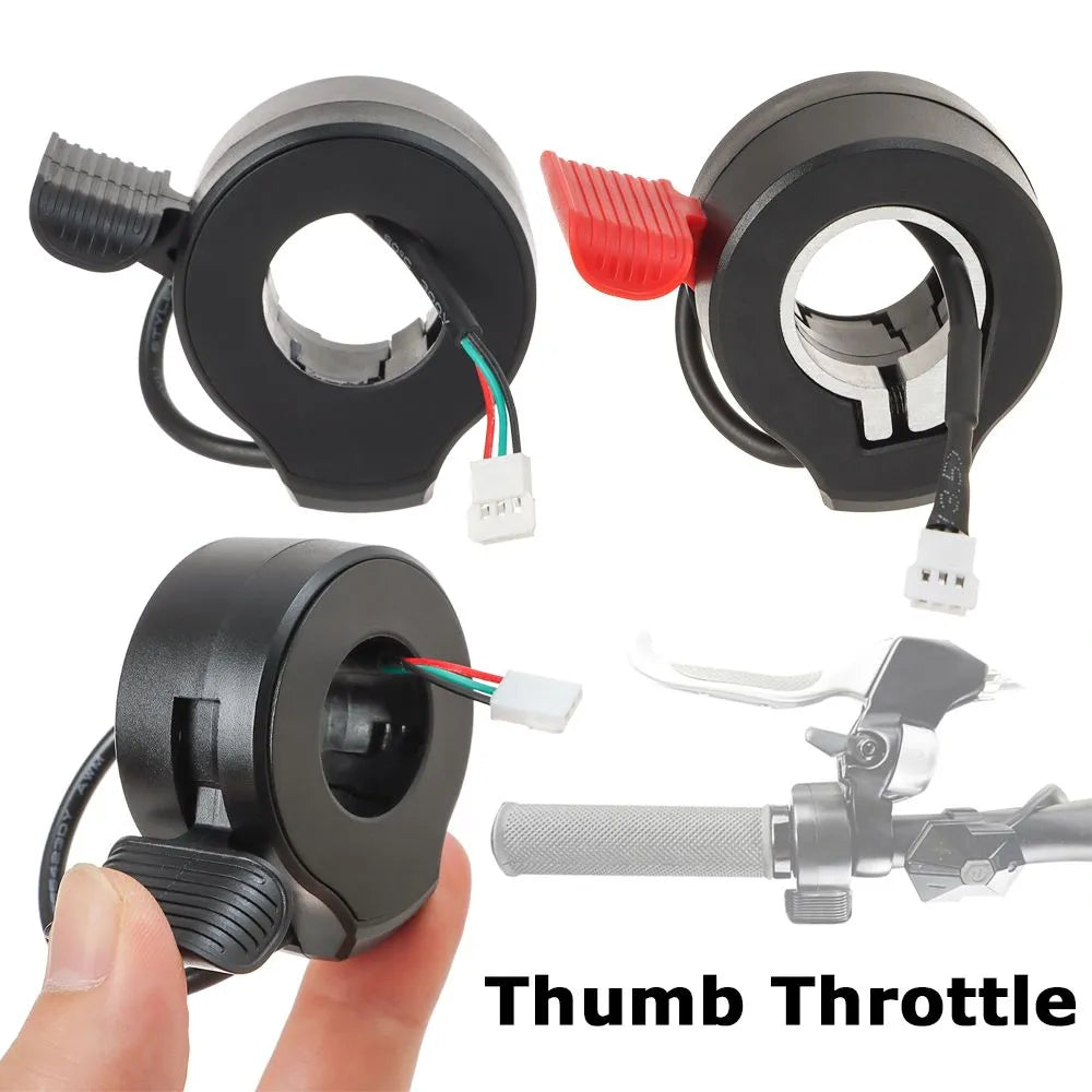 Waterproof 130X Ebike Thumb Throttle For Bafang BBSHD 36V 48V Finger Thumb Throttle Waterproof Connector Electric Bicycle Access