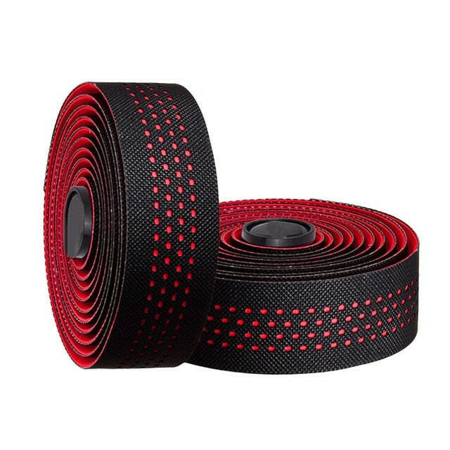 Double Color Chrysanthemum Pattern Road Bike Bar Tape Handlebar Tapes EVA+PU Soft Anti-Vibration Wrap Tape Durable Bar Bartape-WAYBIKER