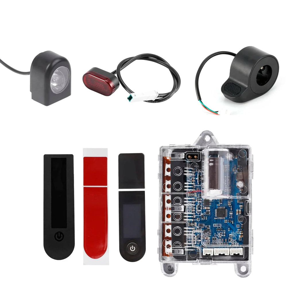 Electric Scooter Accessories Set Include Headlight Tail Light Accelerator Switch Panel Cover and Controller for Xiao M365/Pro-WAYBIKER