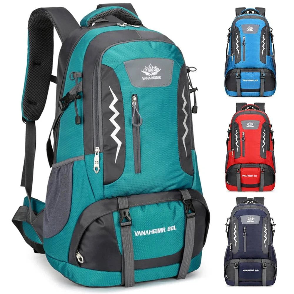 Hiking Backpack 60L Water-resistant Camping Backpack for Men and Women Outdoor Sport Travel Mountaineering-WAYBIKER