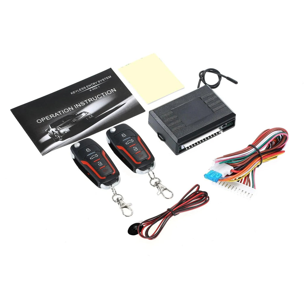 Universal Car Auto Burglar Alarm Protection Security System Remote Control Door Lock Vehicle Keyless Entry System-WAYBIKER