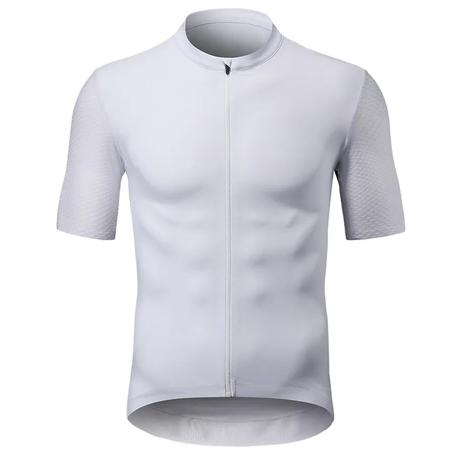 2023 Men Bicycle Clothing Male MTB Maillot Clothes White Black Pockets Mountain Bike Shirt  Racing Summer-WAYBIKER